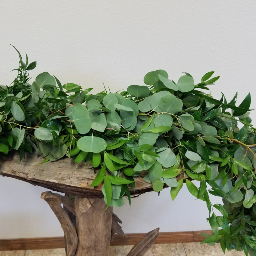 Eucalyptus, Italian Ruscus & Nagi Garlands - Alpha Fern